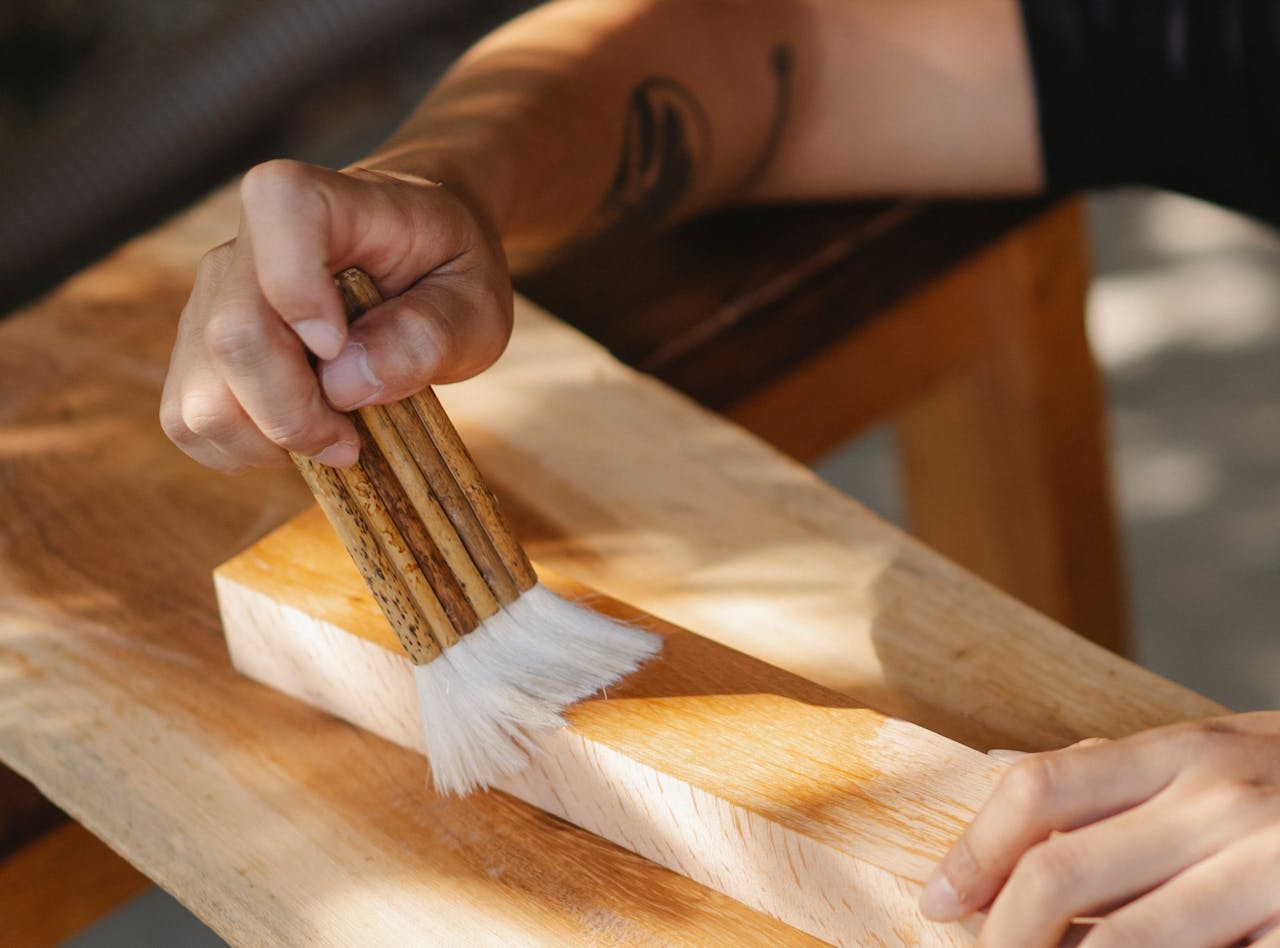 cómo usar el sellador para madera